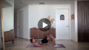 Banded Glute Bridge w 5 Abductions