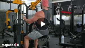 One arm Back Machine Row