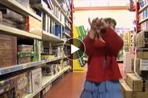 Little Girl at Cashier with Toys Part 1