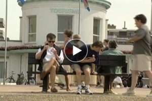 Rude Man on Beach Part 1